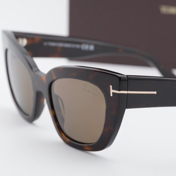 Tom Ford Athena FT1190 52H Cat Eye Sunglasses - Havana\\Brown Polarized main image 6